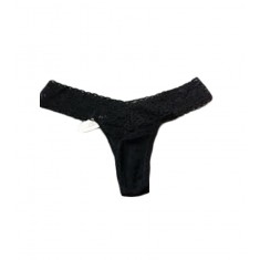 Black Lace Thong Panty