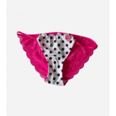 Lace Back Low Rise String Bikini