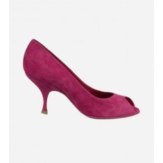 Suede Open Toe Heels Shoe