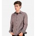 Multi Stripe Red Long Sleeve Shirt