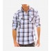 Long Sleeve Plaid Woven