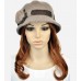 M47 Stylish Cute Bow Real Fur Women Winter Dress Wool Hat Beanie Ski Cap