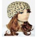 Sexy Leopard Warm Rabbit Fur Lady Womens Witer Beret Hat Beanie Ski Cap