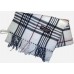 Winter Scarf Scarve Scotland Warm White Red Black Check Plaid