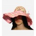 Women Wide Brim Floppy Fold Summer Beach Straw Ladies Derby Sun Hat
