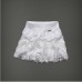White Lace Ruffle Skirt