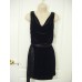 Black Velvet Beads Lace Dress