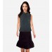 ALEX Evenings Black & Silver SPARKLING TUNIC