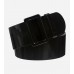 Wide High Waist Black Patent Leather Belt