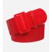 Wide High Waist Red Patent Leather Belt