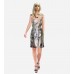 Asymmetrical Ruffled Silk Dress
