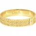 Gold Signature Gold Bangle Bracelet