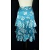 Silk Tiered Ruffle bottom Skirt