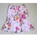 Floral Silk Skirt