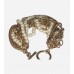 Gold Pleated Bracelet