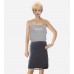 Fringed Bandage Skirt Black