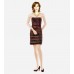 Frayed Tiered Feather Dress