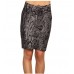 Snake Print Mini Skirt
