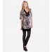 Black & White Empire Brickwork Tunic Shirt