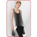 Misty Morning Striped Draped Blouse