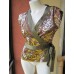 Crossover Paisley Tunic Top