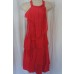 Silk Pleated Tiers Cocktail Dress
