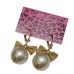 Golden Pearl Earrings