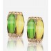 Bicolor Juicy Lucite Crystal Stud Earring