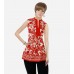 Ivory & Red Tunic Shirt