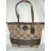 Signature Stripe Tote Khaki