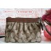 Signature Pleated Wristlet