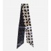 Coach BROWN DAISY OCELOT PONY TAIL SCARF
