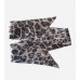 Brown Daisy Ocelot Pony Tail Scarf