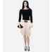 Contrast Telly Belted Dress