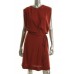 Teresia Red Cap Sleeve Dress