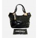 Patent Leather Shopper Satchel Tote