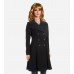 Double Breasted Fit and Flare Coat
