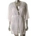 Top Cover-Up White Stretch Swimwear