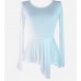 White Asymmetrical Peplum Top
