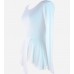 White Asymmetrical Peplum Top