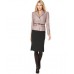 Elizabeth  Belted Two Piece Skirt Suit