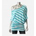 Blue Striped Tunic Top