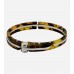 Faux Tortoise Shell Cuff Style Bracelet