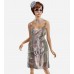 Asymmetrical Ruffled Silk Dress