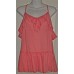 Coral Beaded Layered Top Dress