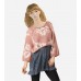 Raglan Sleeve Crop Pullover Sweater