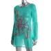 Green  Dress Swimwear Cover-Up
