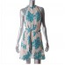 White Pattern Dress Cover-Up Misses Swimwear