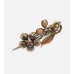 Gemstone Beads Big Hair Barrette Clamp Clip