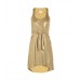 Metallic Racerback Jersey Dress